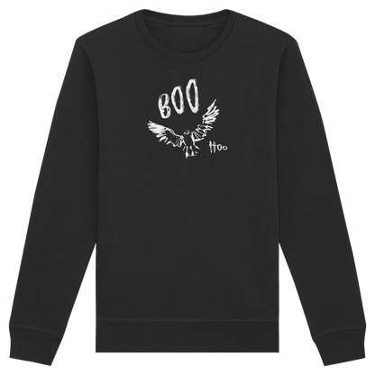 Boo Hoo! Fliegende Eule  - Organic Basic Unisex Sweatshirt