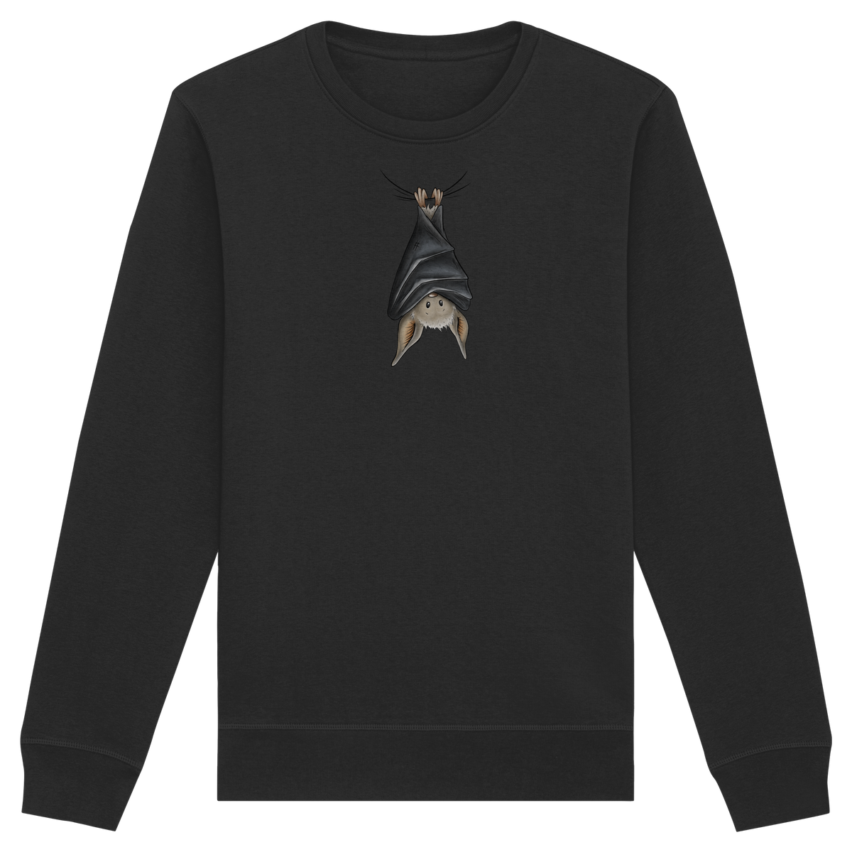 Lustig chillende Fledermaus - Organic Basic Unisex Sweatshirt