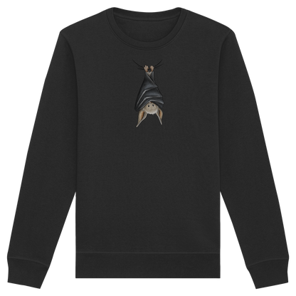 Lustig chillende Fledermaus - Organic Basic Unisex Sweatshirt