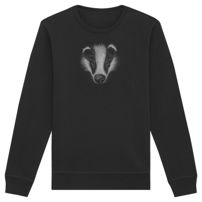 Kritzel-Kunst Dachs Illustration - Organic Basic Unisex Sweatshirt