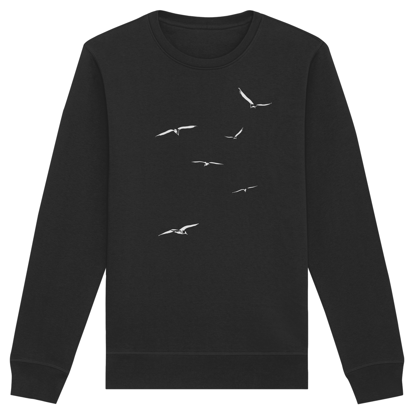 Vogelschwarm – Traum vom Fliegen - Organic Basic Unisex Sweatshirt