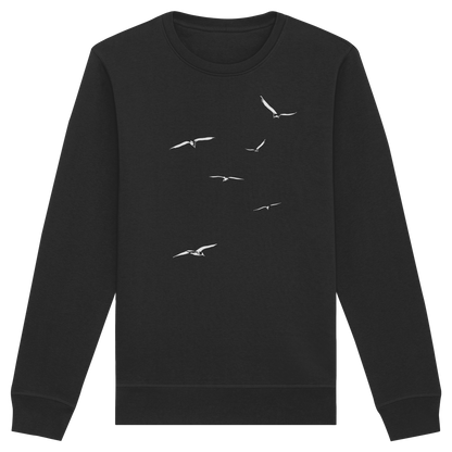 Vogelschwarm – Traum vom Fliegen - Organic Basic Unisex Sweatshirt