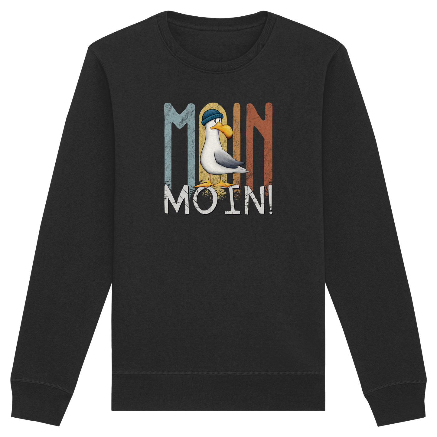 Moin Moin norddeutsche Möwe - Organic Basic Unisex Sweatshirt