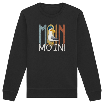 Moin Moin norddeutsche Möwe - Organic Basic Unisex Sweatshirt