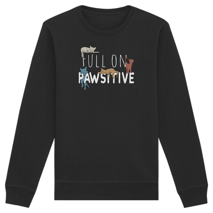 Full On Pawsitive! Gechillte Katzen - Organic Basic Unisex Sweatshirt
