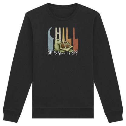 Gechillt gemütliche Schildkröte - Organic Basic Unisex Sweatshirt