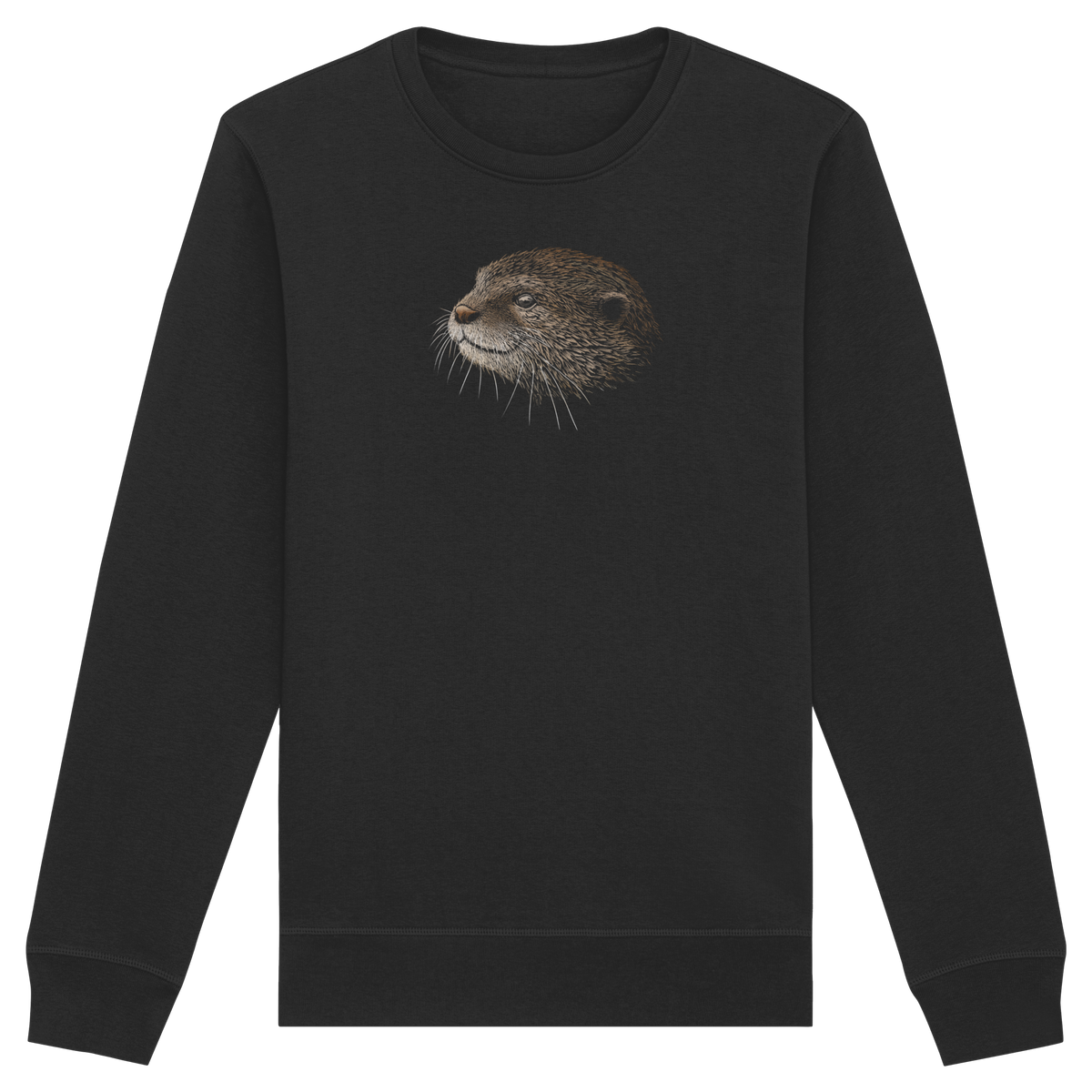 Otter Bleistift Zeichnung KritzelKunst - Organic Basic Unisex Sweatshirt