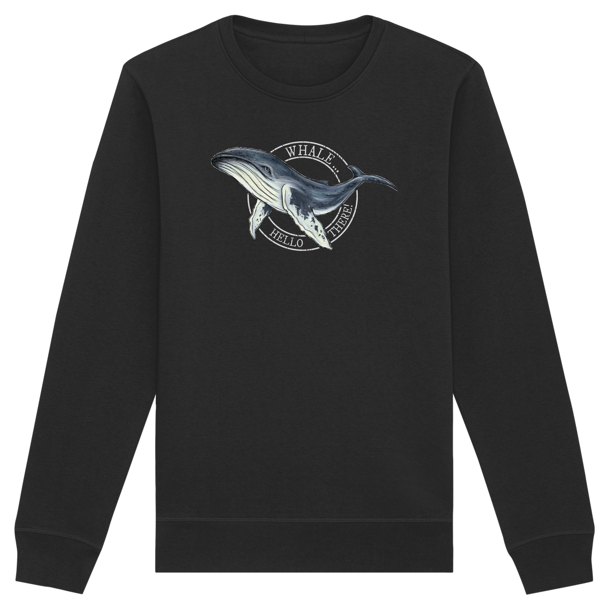 Whale, Hello There | Buckelwal - Organic Basic Unisex Sweatshirt