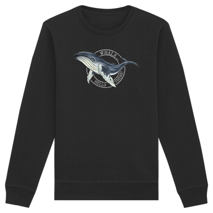 Whale, Hello There | Buckelwal - Organic Basic Unisex Sweatshirt