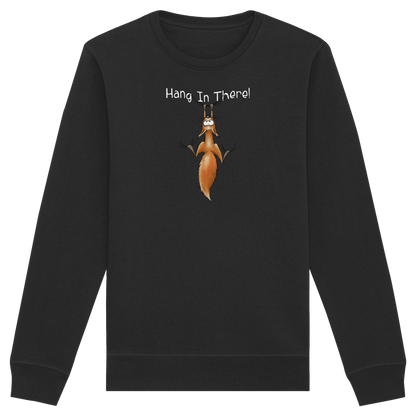 Hang In There | Lässiges Eichhörnchen - Organic Basic Unisex Sweatshirt