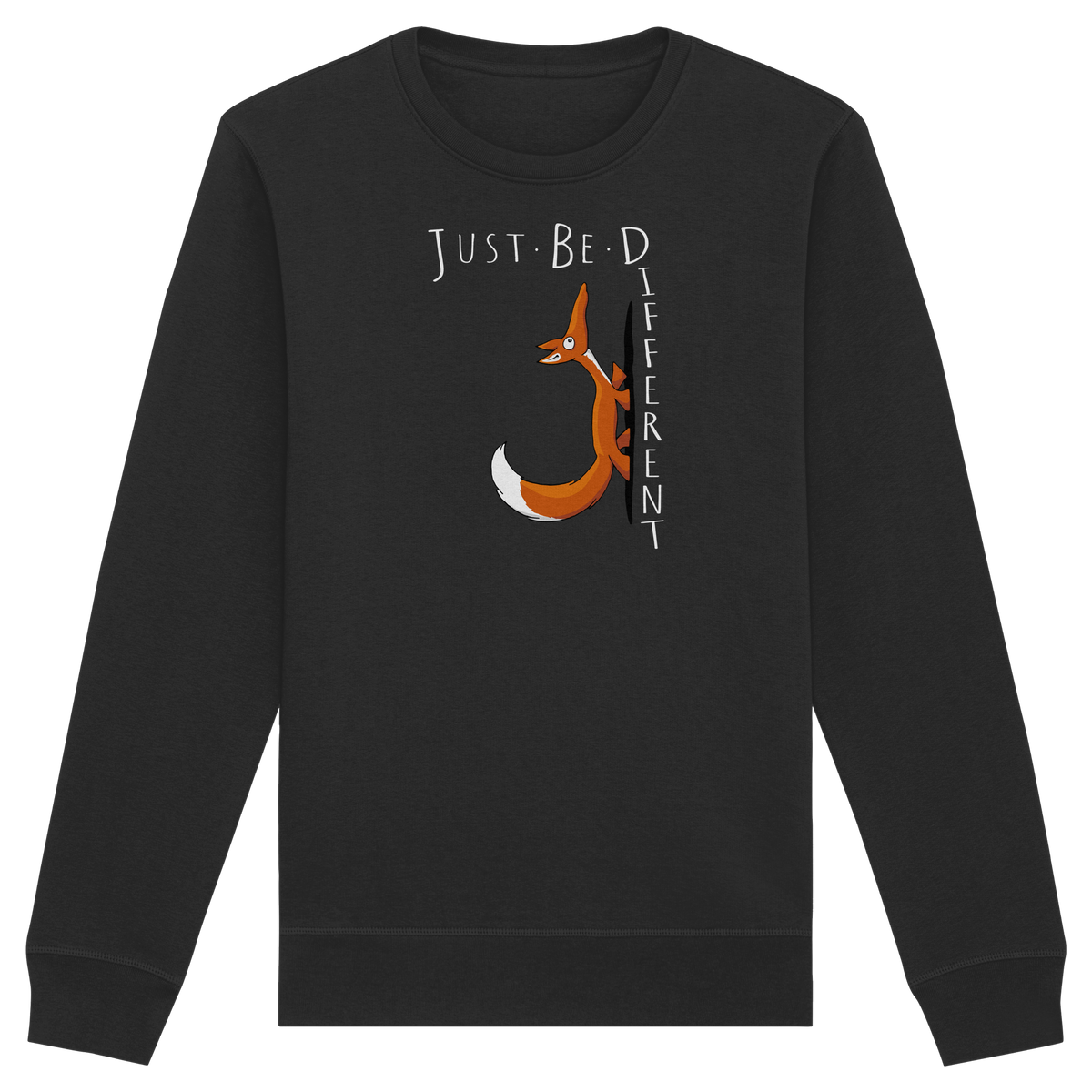 Just Be Different | Sei Anders, kleiner Fuchs - Organic Basic Unisex Sweatshirt
