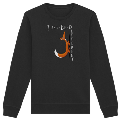 Just Be Different | Sei Anders, kleiner Fuchs - Organic Basic Unisex Sweatshirt