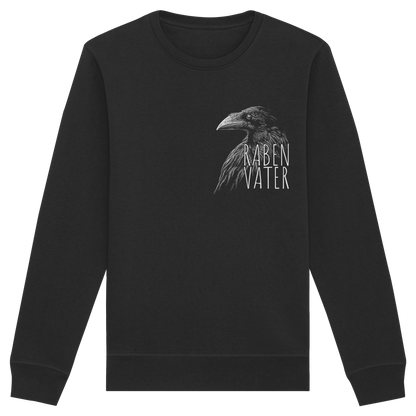 Rabenvater schwarzer Rabe Krähe - Organic Basic Unisex Sweatshirt