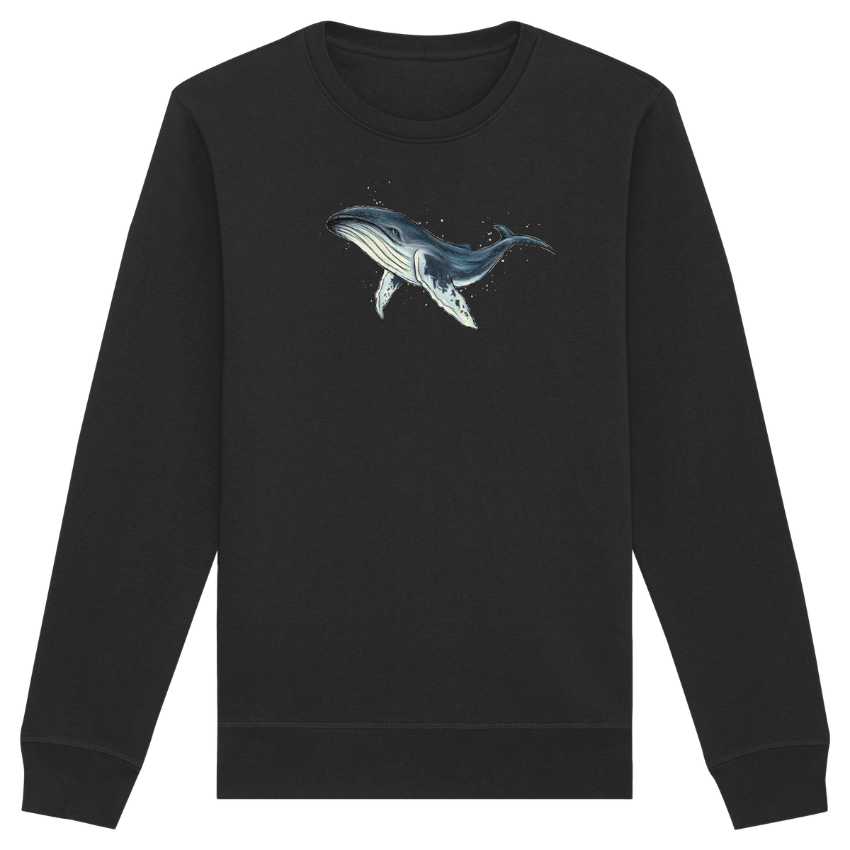 Tiefsee Ozean-Riese Buckelwal - Organic Basic Unisex Sweatshirt