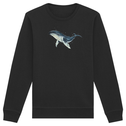 Tiefsee Ozean-Riese Buckelwal - Organic Basic Unisex Sweatshirt