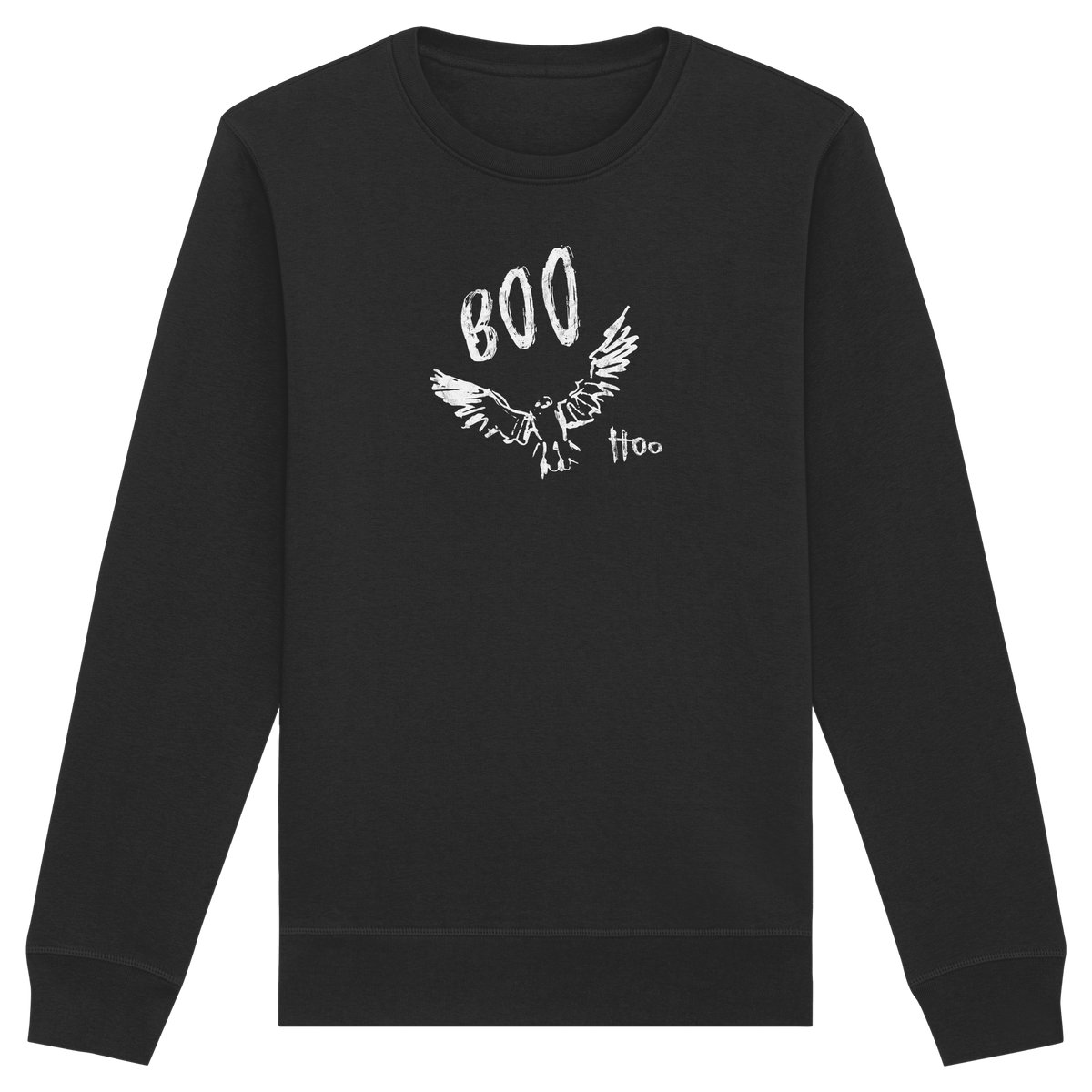 Boo Hoo! Fliegende Eule  - Organic Basic Unisex Sweatshirt