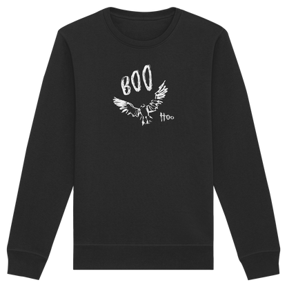 Boo Hoo! Fliegende Eule  - Organic Basic Unisex Sweatshirt
