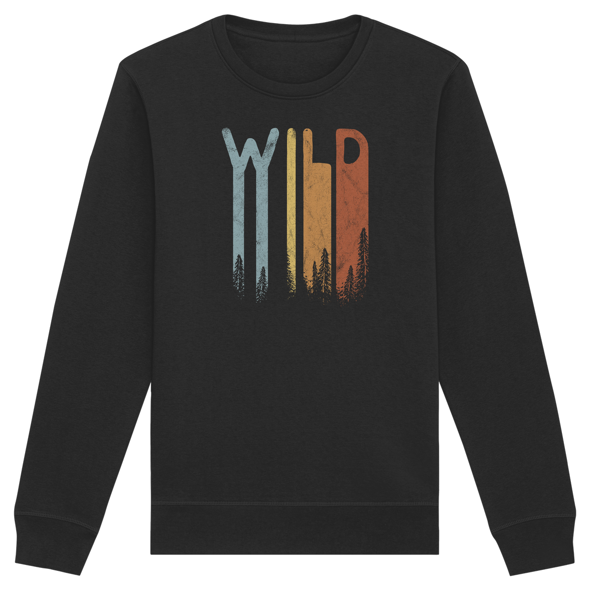 Wild Retro Schriftzug - Organic Basic Unisex Sweatshirt
