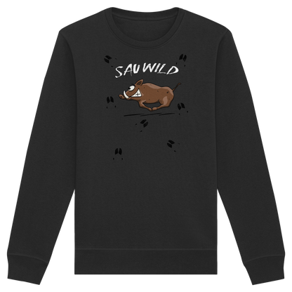 Sauwild wilde Sau | Wildschwein Keiler - Organic Basic Unisex Sweatshirt