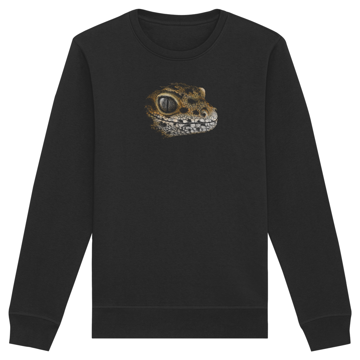 Leopard Gecko Skizze Kritzelkunst - Organic Basic Unisex Sweatshirt