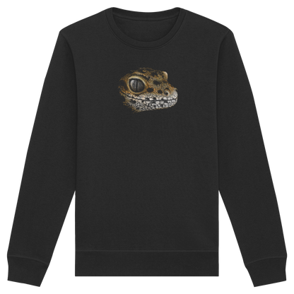 Leopard Gecko Skizze Kritzelkunst - Organic Basic Unisex Sweatshirt