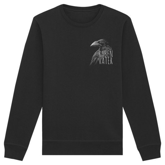 Rabenvater schwarzer Rabe Krähe - Organic Basic Unisex Sweatshirt