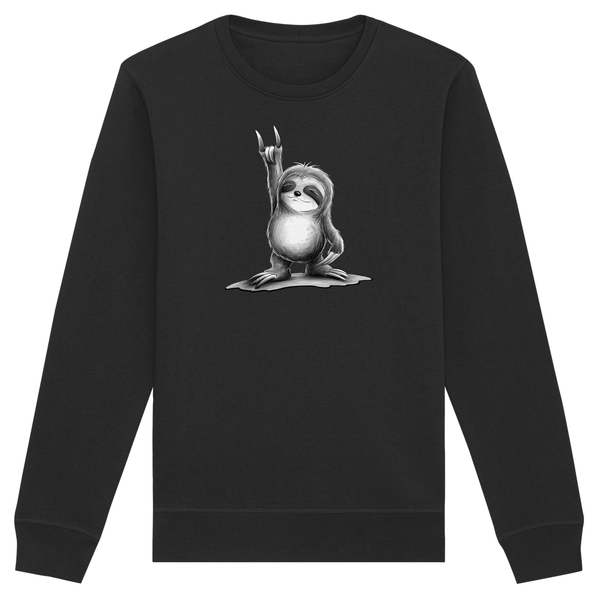 Rock On Party Faultier - Organic Basic Unisex Sweatshirt