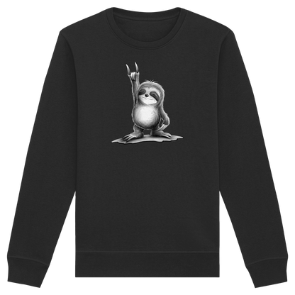 Rock On Party Faultier - Organic Basic Unisex Sweatshirt