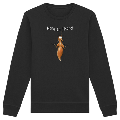 Hang In There | Lässiges Eichhörnchen - Organic Basic Unisex Sweatshirt