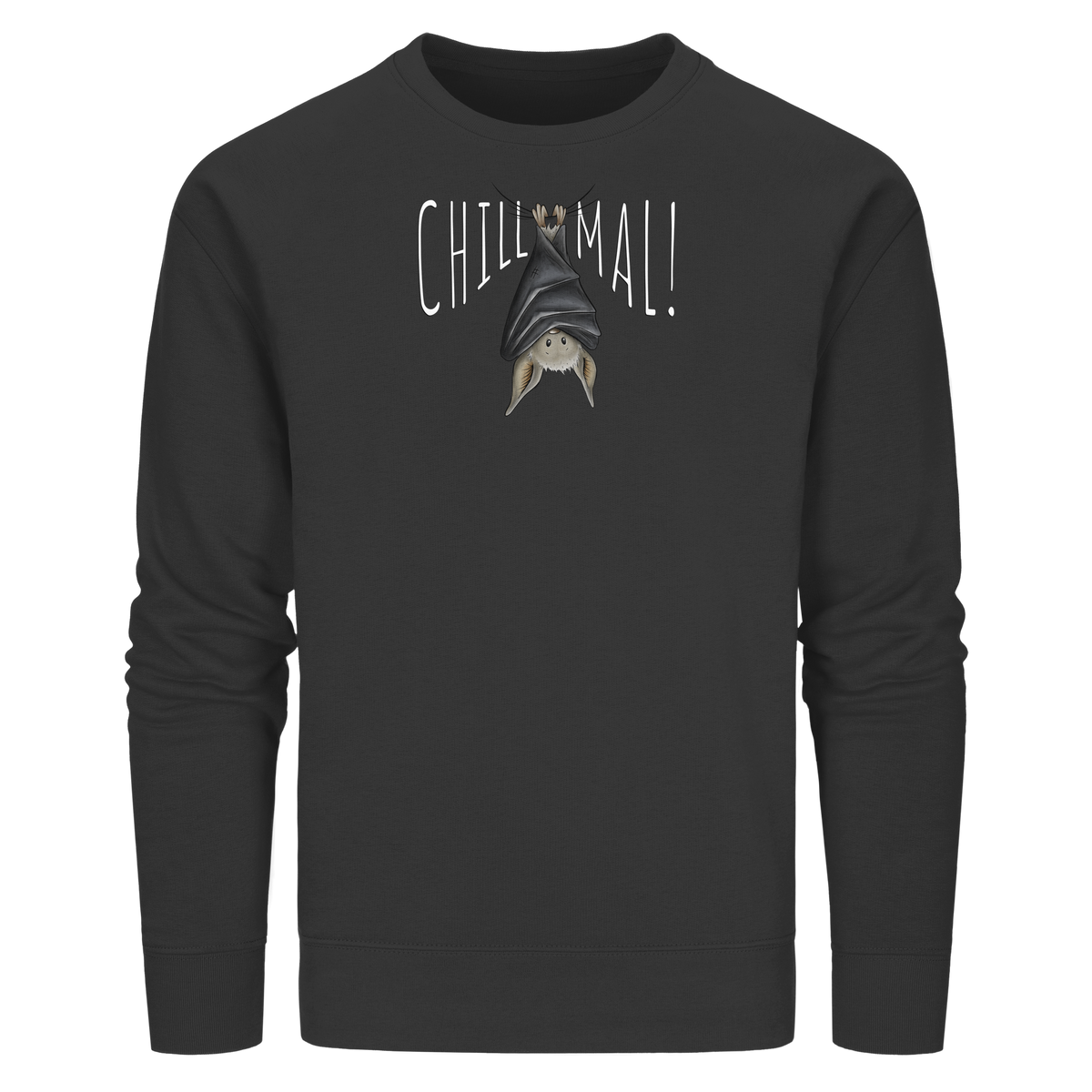 Chill Mal gemütliche Fledermaus - Organic Basic Unisex Sweatshirt
