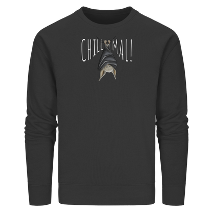 Chill Mal gemütliche Fledermaus - Organic Basic Unisex Sweatshirt