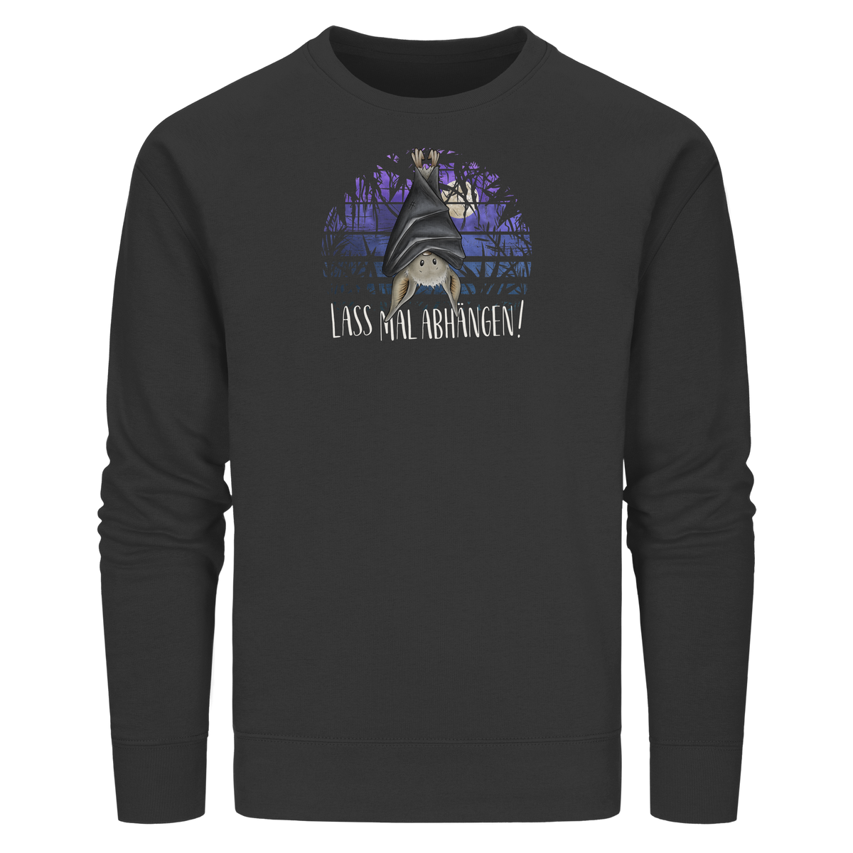 Lass mal abhängen Fledermaus - Organic Basic Unisex Sweatshirt