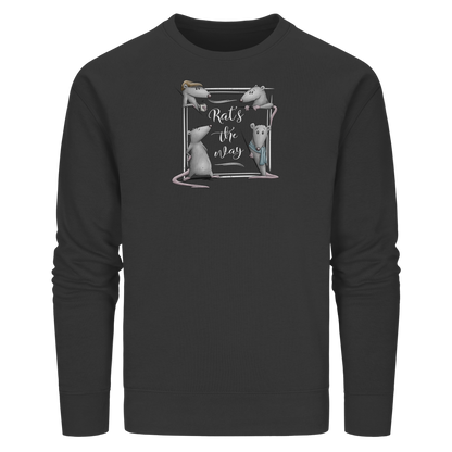 Rat’s The Way Kaffeehaus Ratten - Organic Basic Unisex Sweatshirt