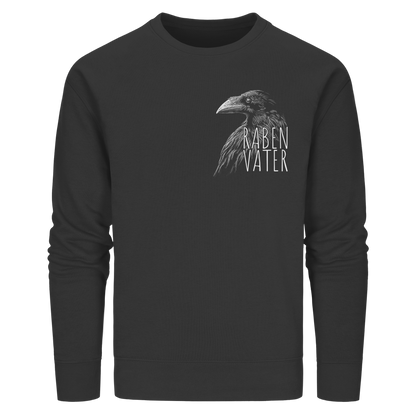 Rabenvater schwarzer Rabe Krähe - Organic Basic Unisex Sweatshirt