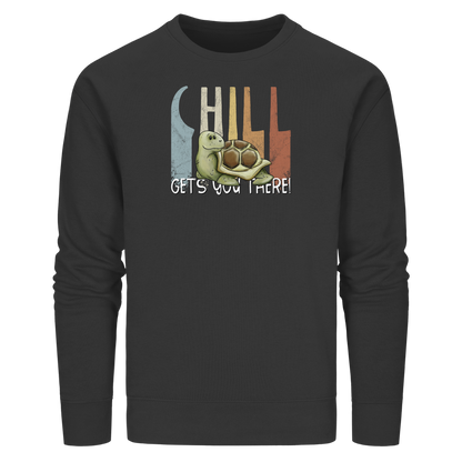 Gechillt gemütliche Schildkröte - Organic Basic Unisex Sweatshirt