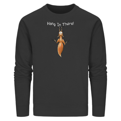Hang In There | Lässiges Eichhörnchen - Organic Basic Unisex Sweatshirt