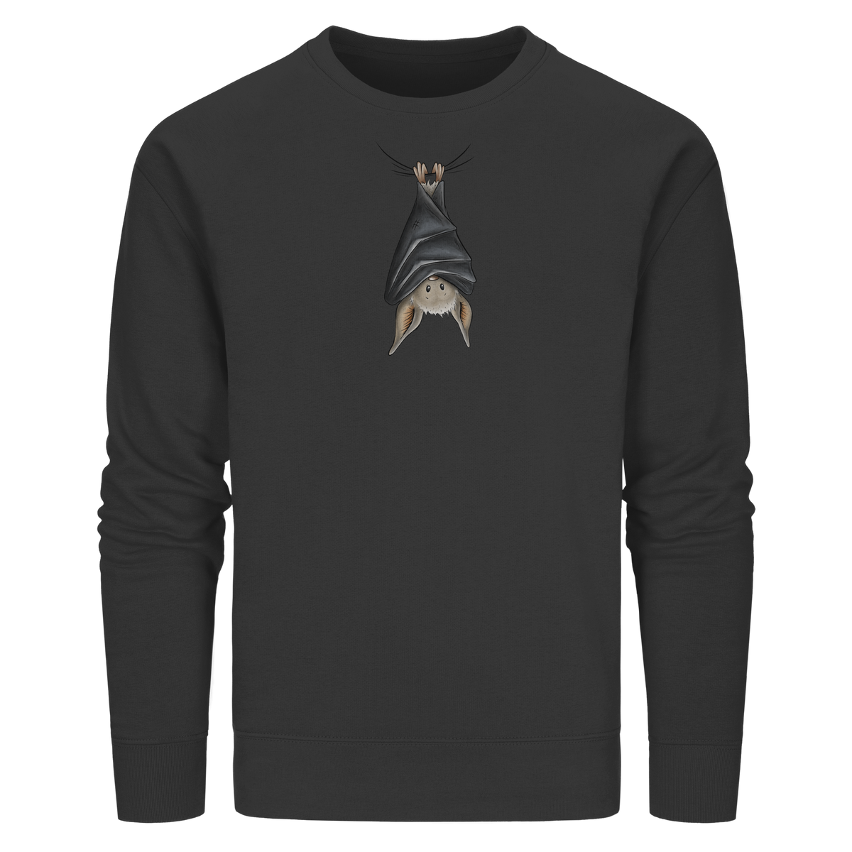 Lustig chillende Fledermaus - Organic Basic Unisex Sweatshirt