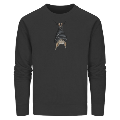Lustig chillende Fledermaus - Organic Basic Unisex Sweatshirt