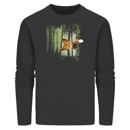 Fuchs im Zwielicht-Wald - Organic Basic Unisex Sweatshirt