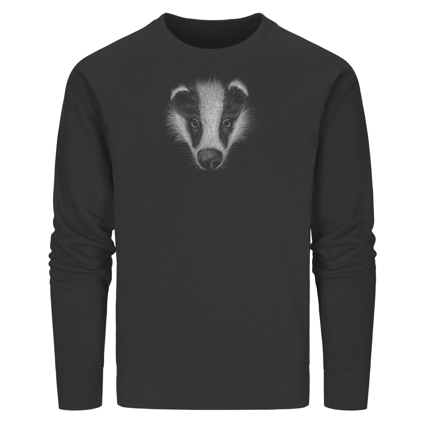 Kritzel-Kunst Dachs Illustration - Organic Basic Unisex Sweatshirt