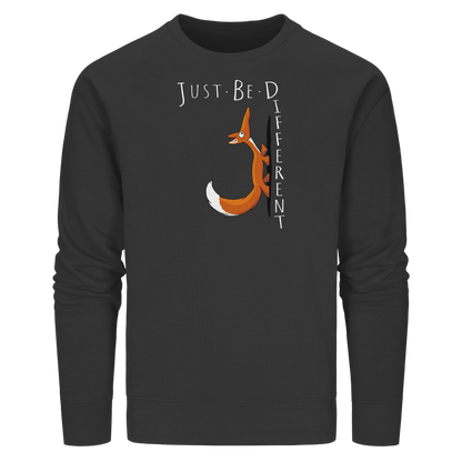 Just Be Different | Sei Anders, kleiner Fuchs - Organic Basic Unisex Sweatshirt