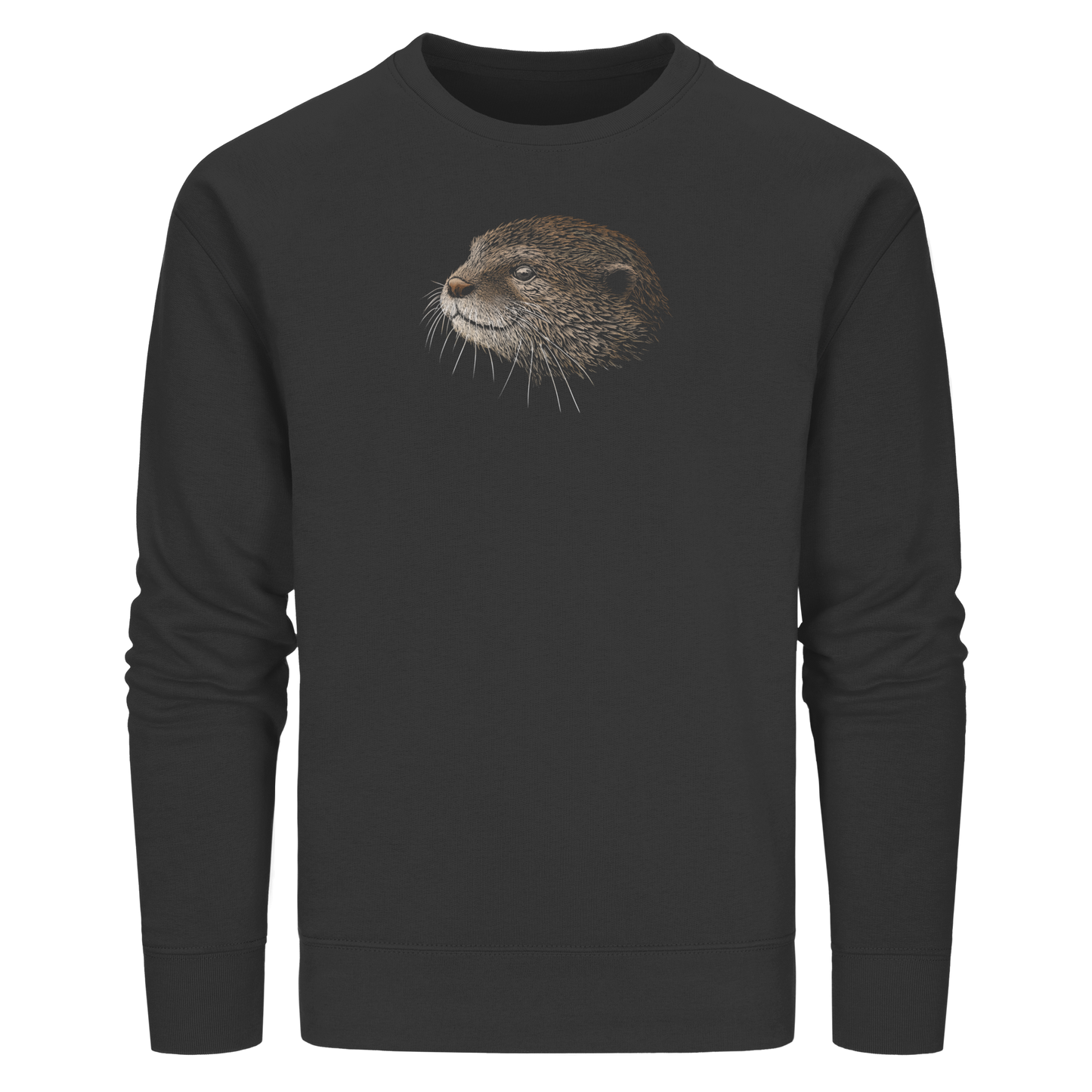 Otter Bleistift Zeichnung KritzelKunst - Organic Basic Unisex Sweatshirt