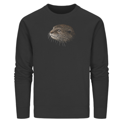 Otter Bleistift Zeichnung KritzelKunst - Organic Basic Unisex Sweatshirt