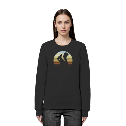 Retro Eichhörnchen Silhouette - Organic Basic Unisex Sweatshirt