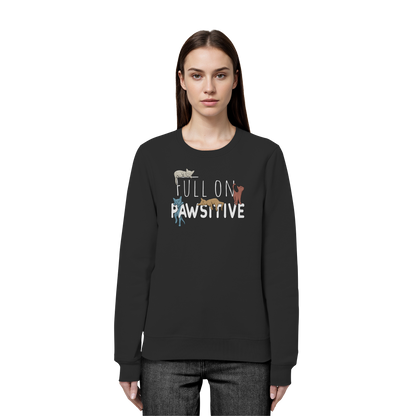 Full On Pawsitive! Gechillte Katzen - Organic Basic Unisex Sweatshirt
