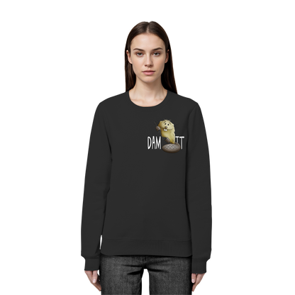 Dam It Verdammt Lustiger Biber - Organic Basic Unisex Sweatshirt