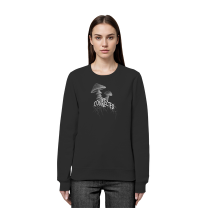 Be Connected Panther-Pilz - Organic Basic Unisex Sweatshirt