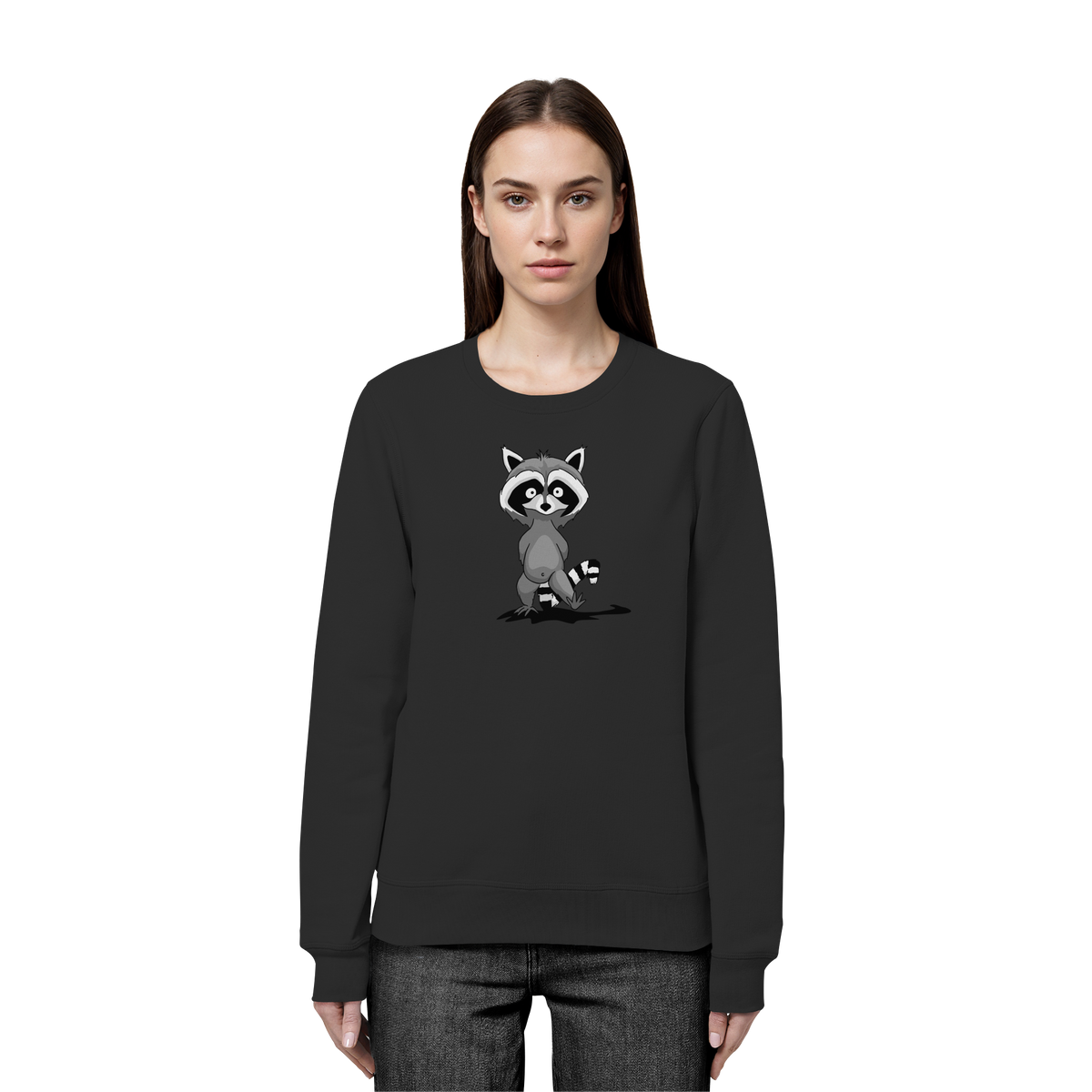 Frecher kleiner Waschbär - Organic Basic Unisex Sweatshirt