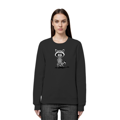 Frecher kleiner Waschbär - Organic Basic Unisex Sweatshirt