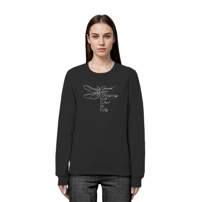Breite die Flügel aus und flieg los | Libelle - Organic Basic Unisex Sweatshirt